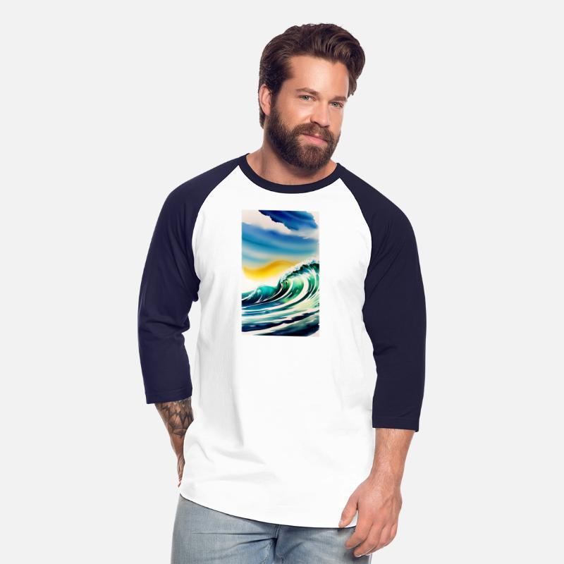 Ocean Waves Painting Design