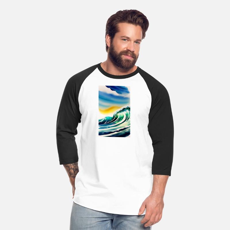 Ocean Waves Painting Design