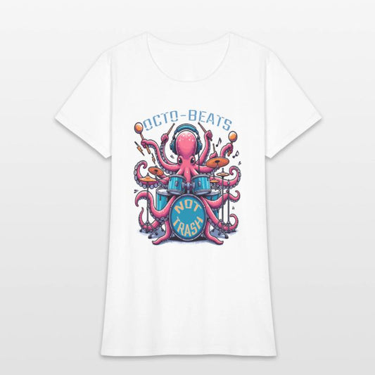 Octo Beats Not Trash, Eco Friendly Octopus Drummer