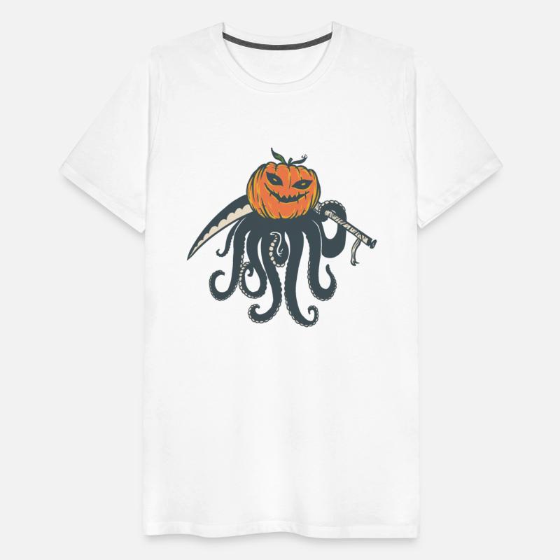 Octopus Pumpkin Reaper Halloween