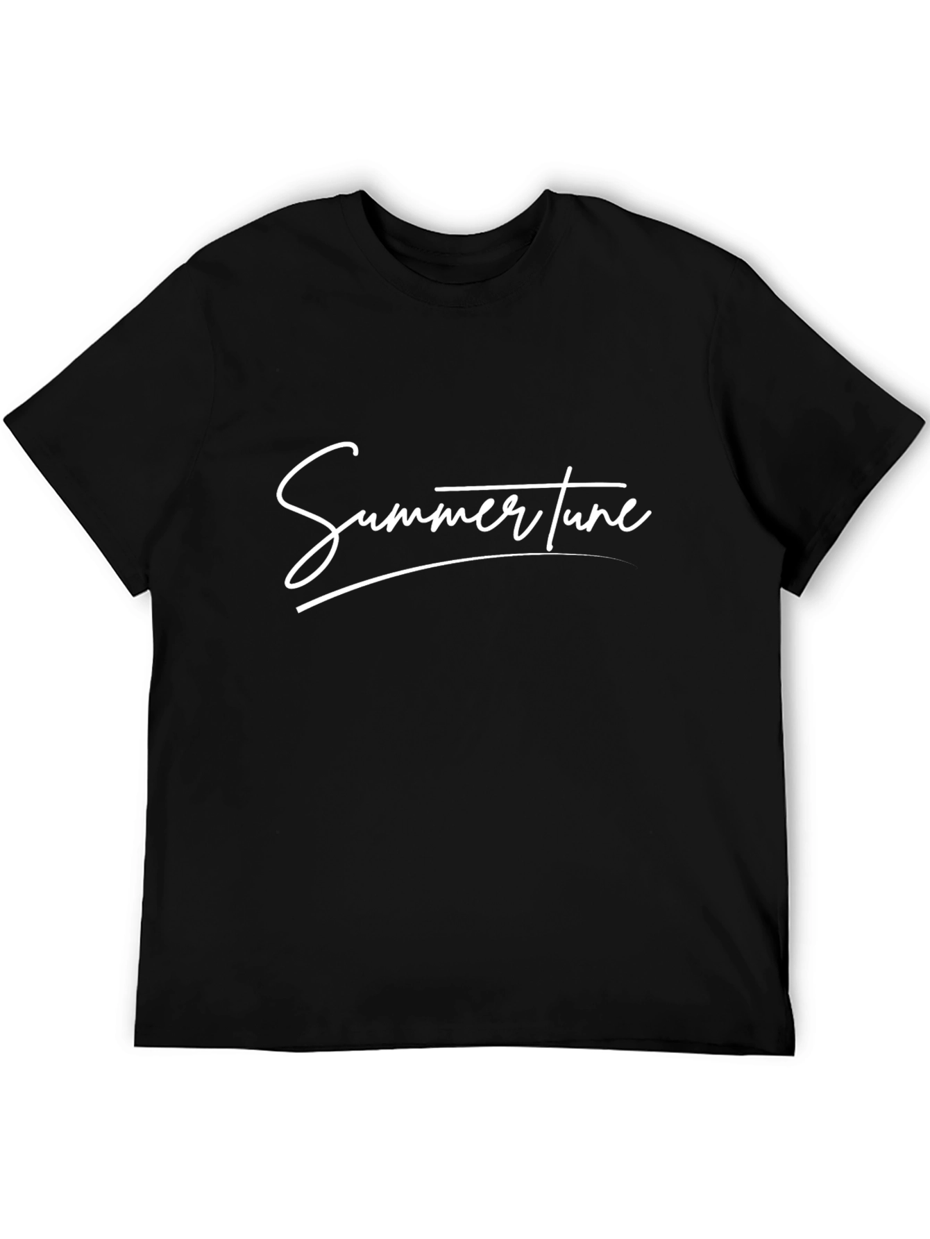 Summer Tune Black T-Shirt