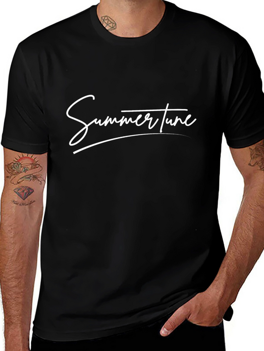 Summer Tune Black T-Shirt