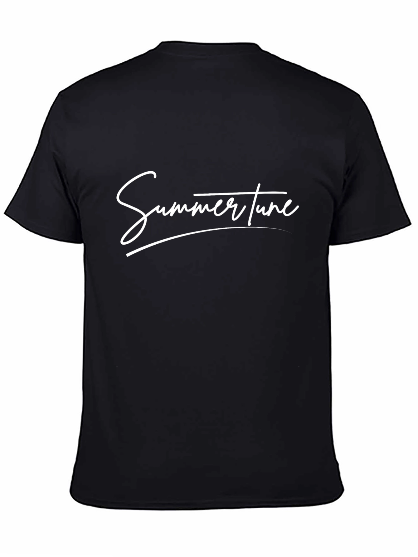 Summer Tune Black T-Shirt