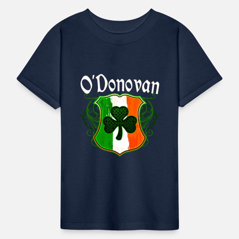 O'Donovan Irish Surname Ireland Flag Shamrock