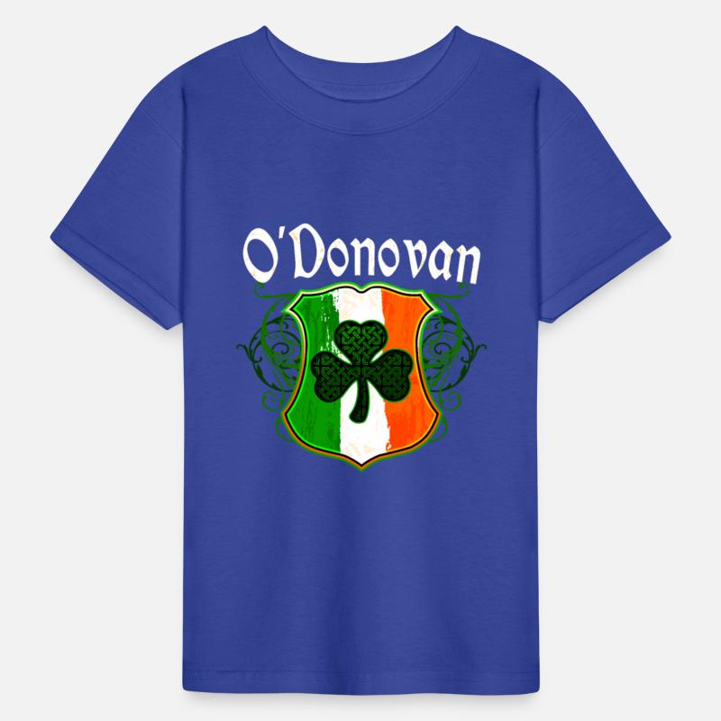 O'Donovan Irish Surname Ireland Flag Shamrock