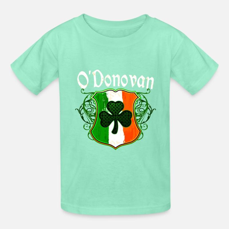 O'Donovan Irish Surname Ireland Flag Shamrock