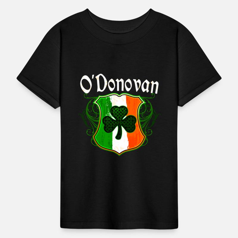 O'Donovan Irish Surname Ireland Flag Shamrock