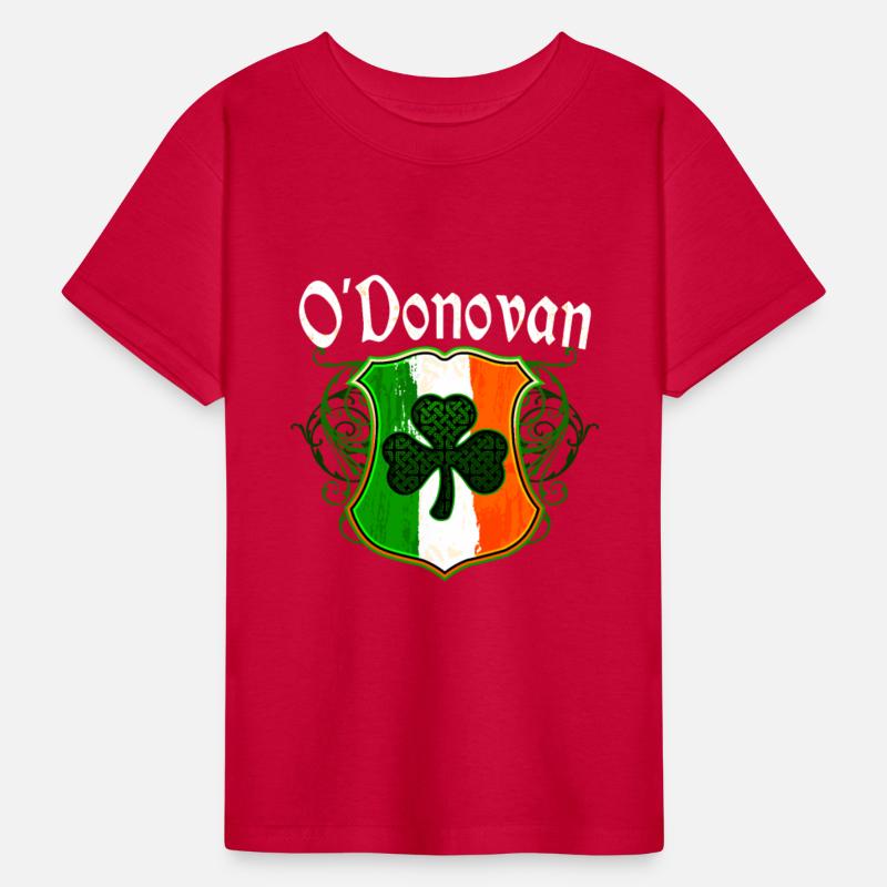 O'Donovan Irish Surname Ireland Flag Shamrock