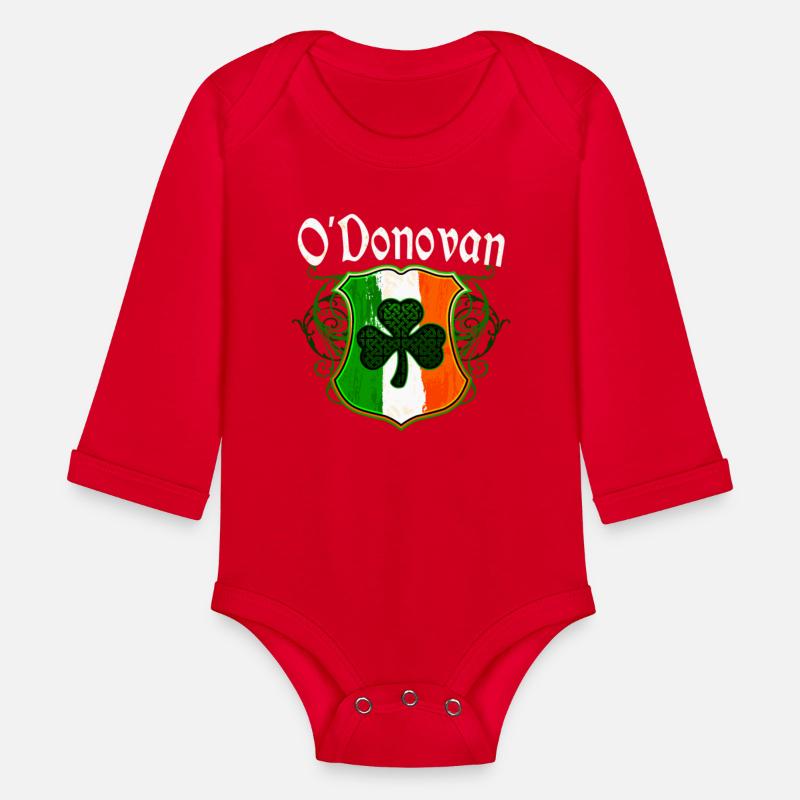 O'Donovan Irish Surname Ireland Flag Shamrock