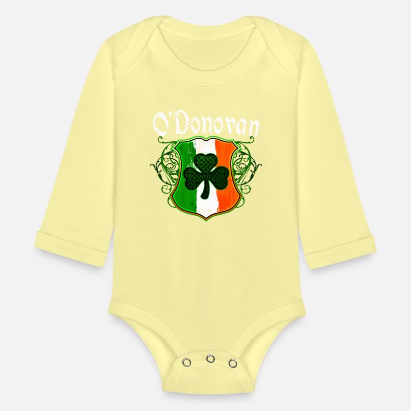 O'Donovan Irish Surname Ireland Flag Shamrock