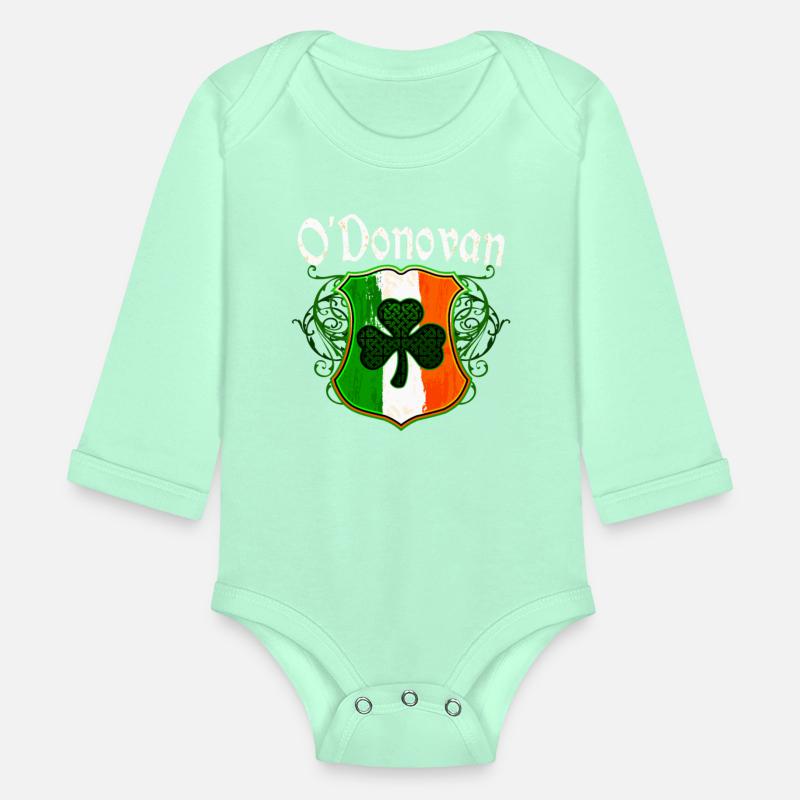 O'Donovan Irish Surname Ireland Flag Shamrock