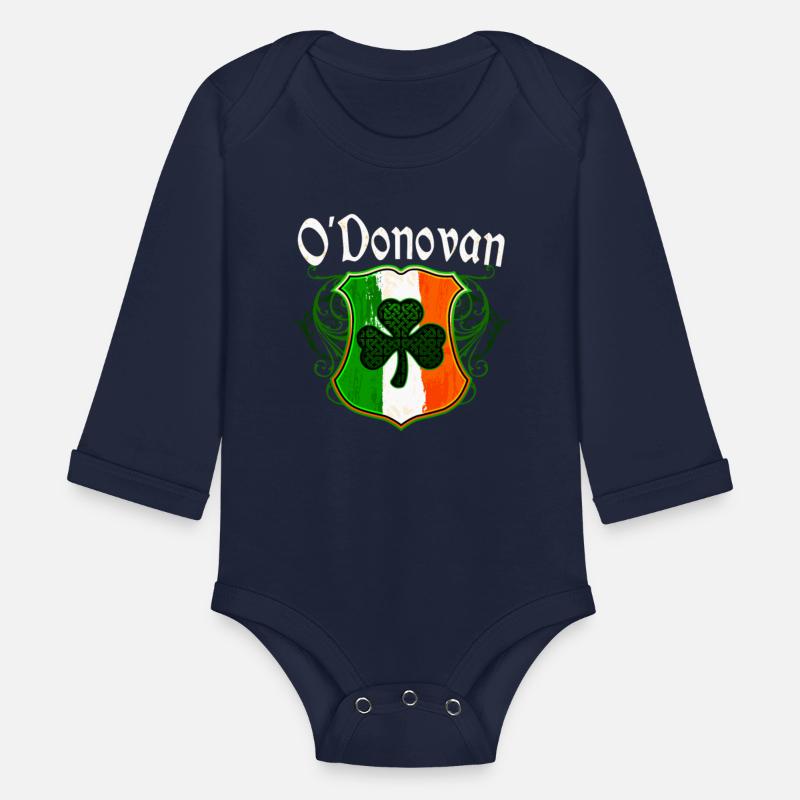 O'Donovan Irish Surname Ireland Flag Shamrock