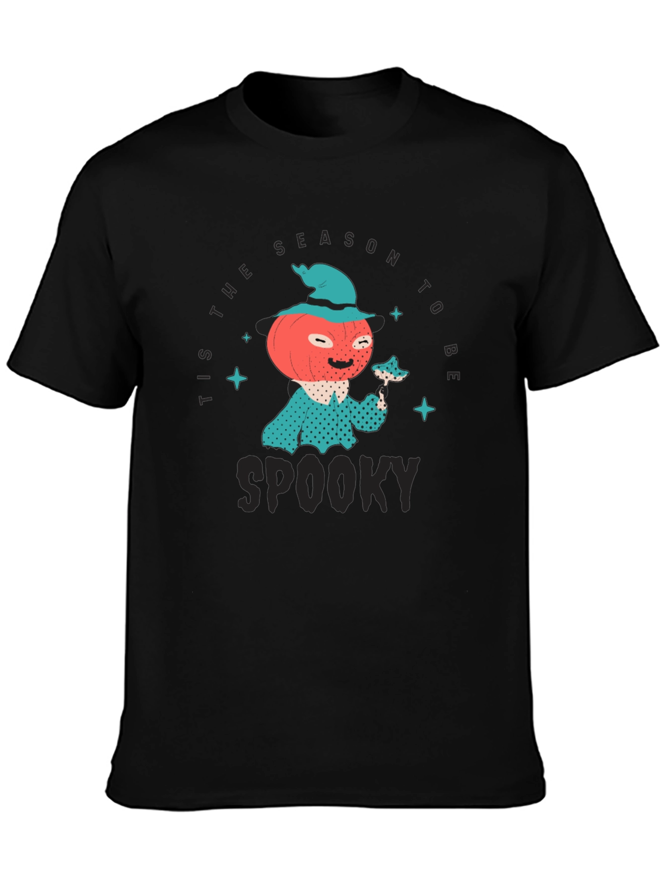 Tis The Season To Be Spooky Pumpkin Character T-Shirt