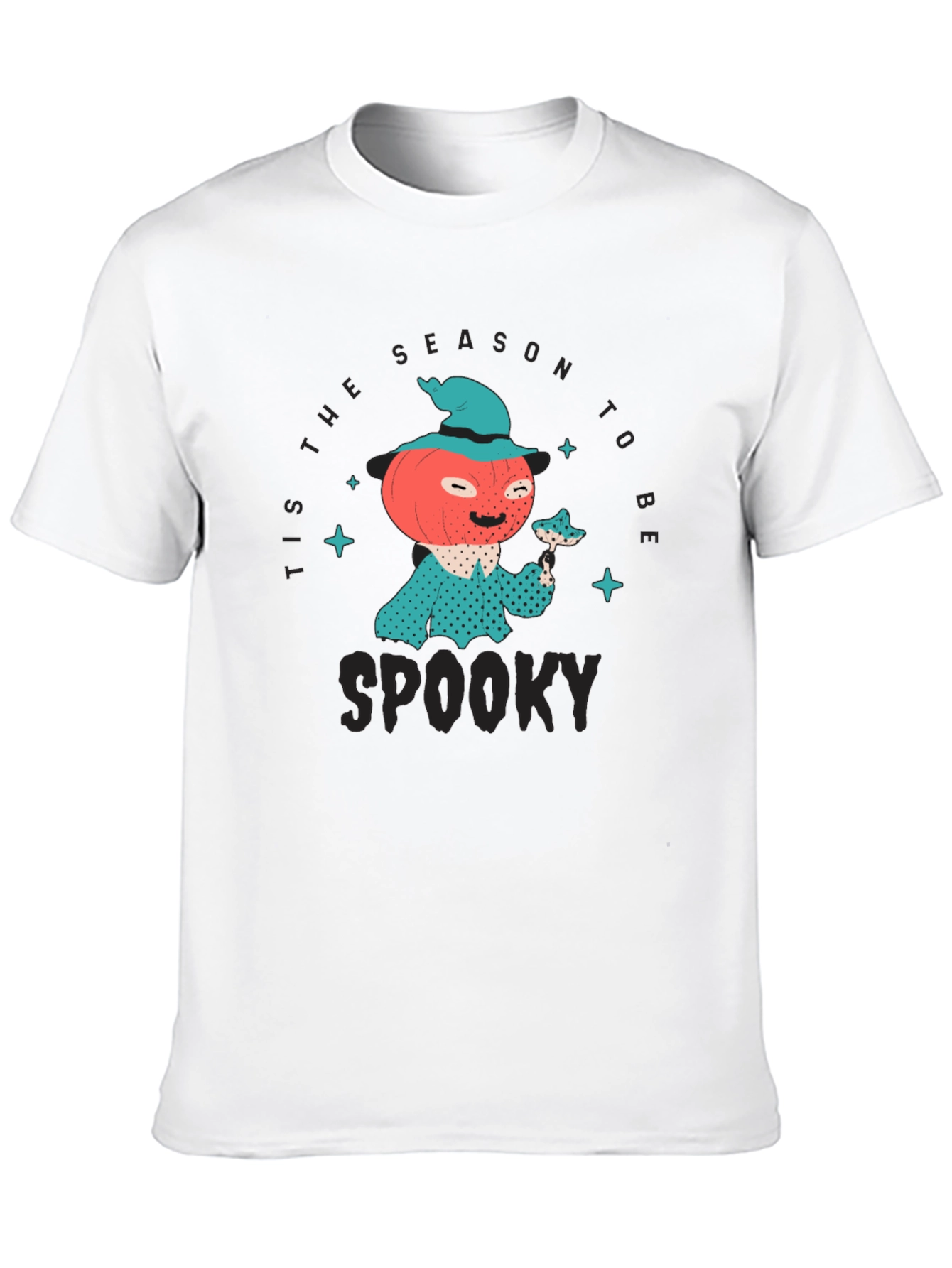 Tis The Season To Be Spooky Pumpkin Character T-Shirt