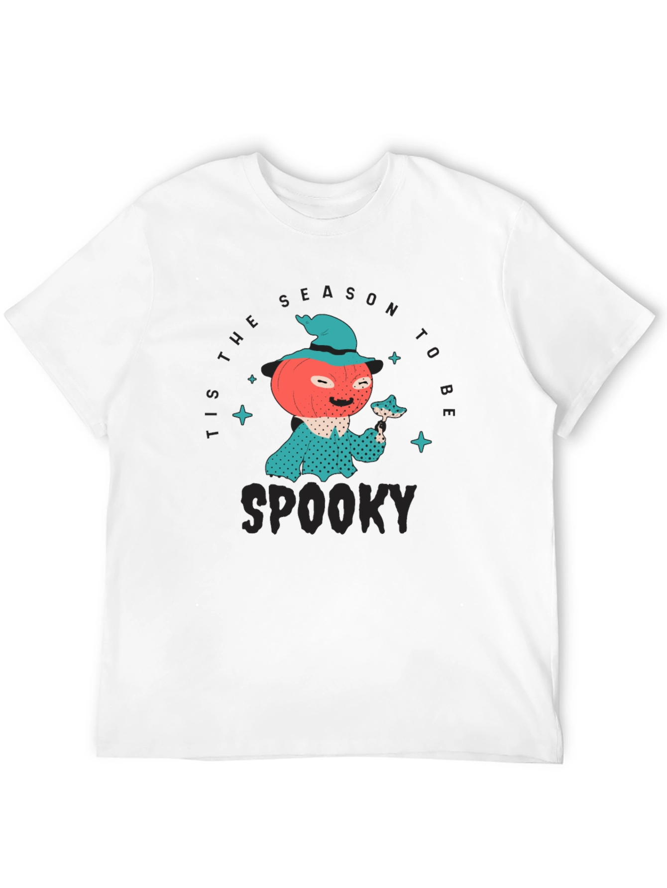 Tis The Season To Be Spooky Pumpkin Character T-Shirt