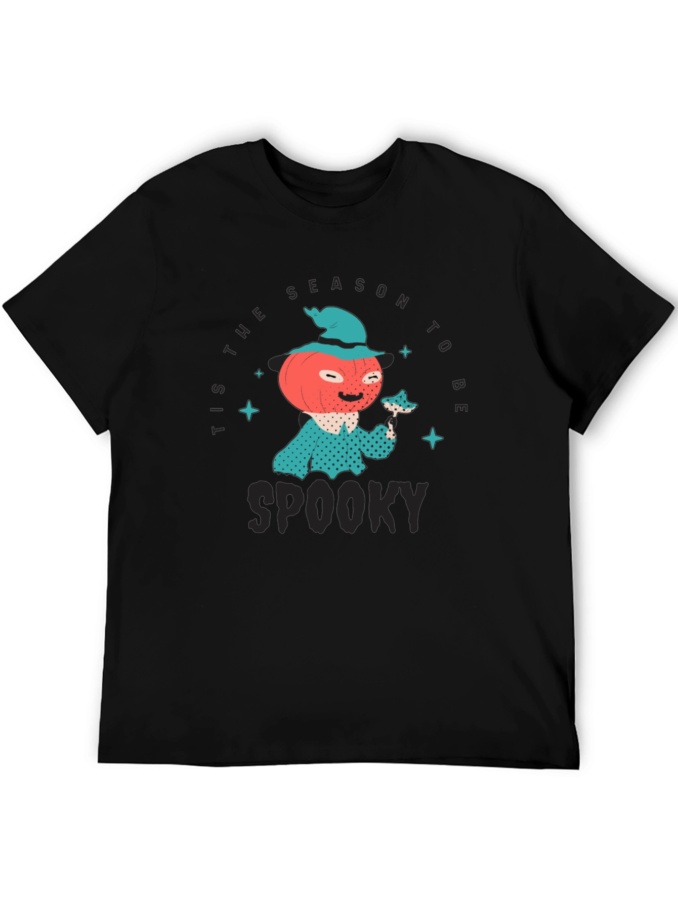 Tis The Season To Be Spooky Pumpkin Character T-Shirt