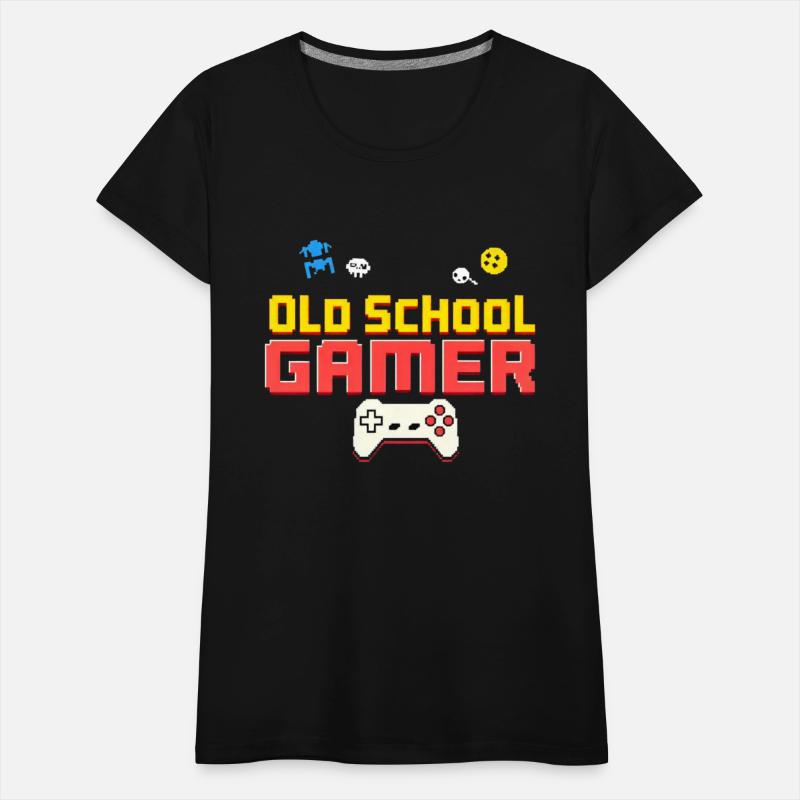 Old School Gamer Retro Gaming Motif 2