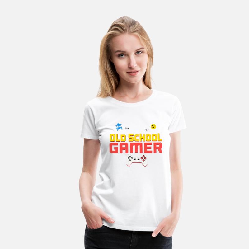 Old School Gamer Retro Gaming Motif 2