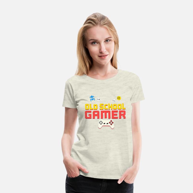 Old School Gamer Retro Gaming Motif 2