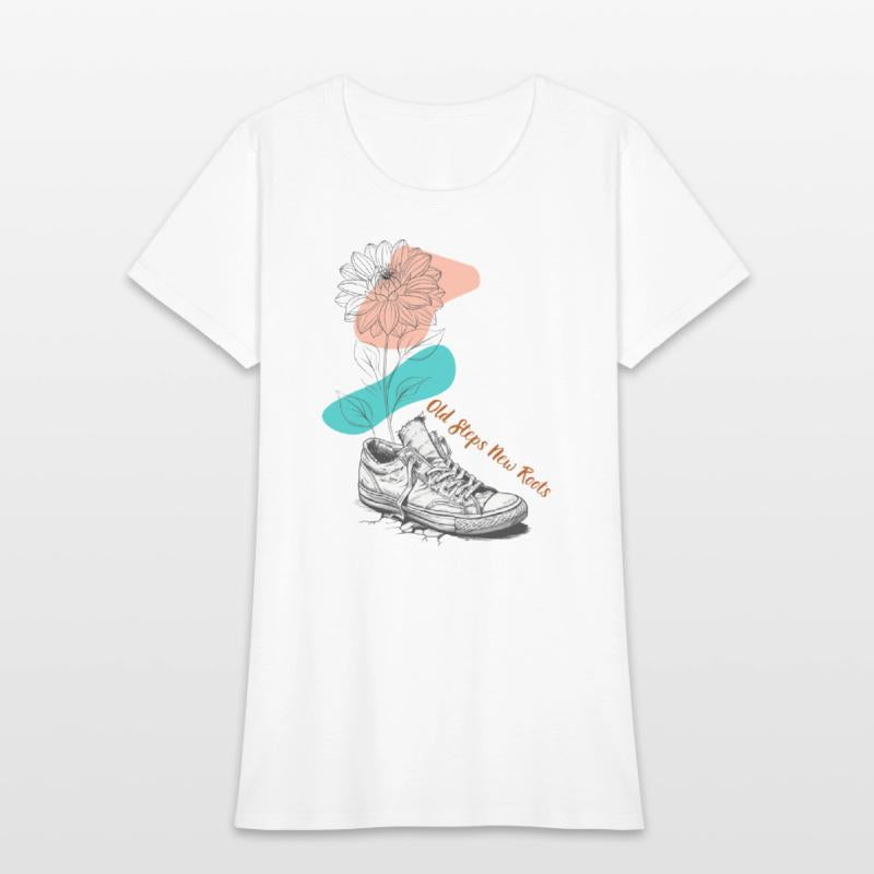 Old Steps New Roots Upcycled Sneaker Eco Floral