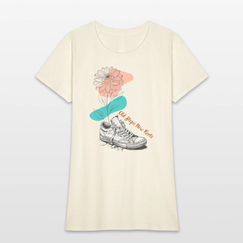 Old Steps New Roots Upcycled Sneaker Eco Floral