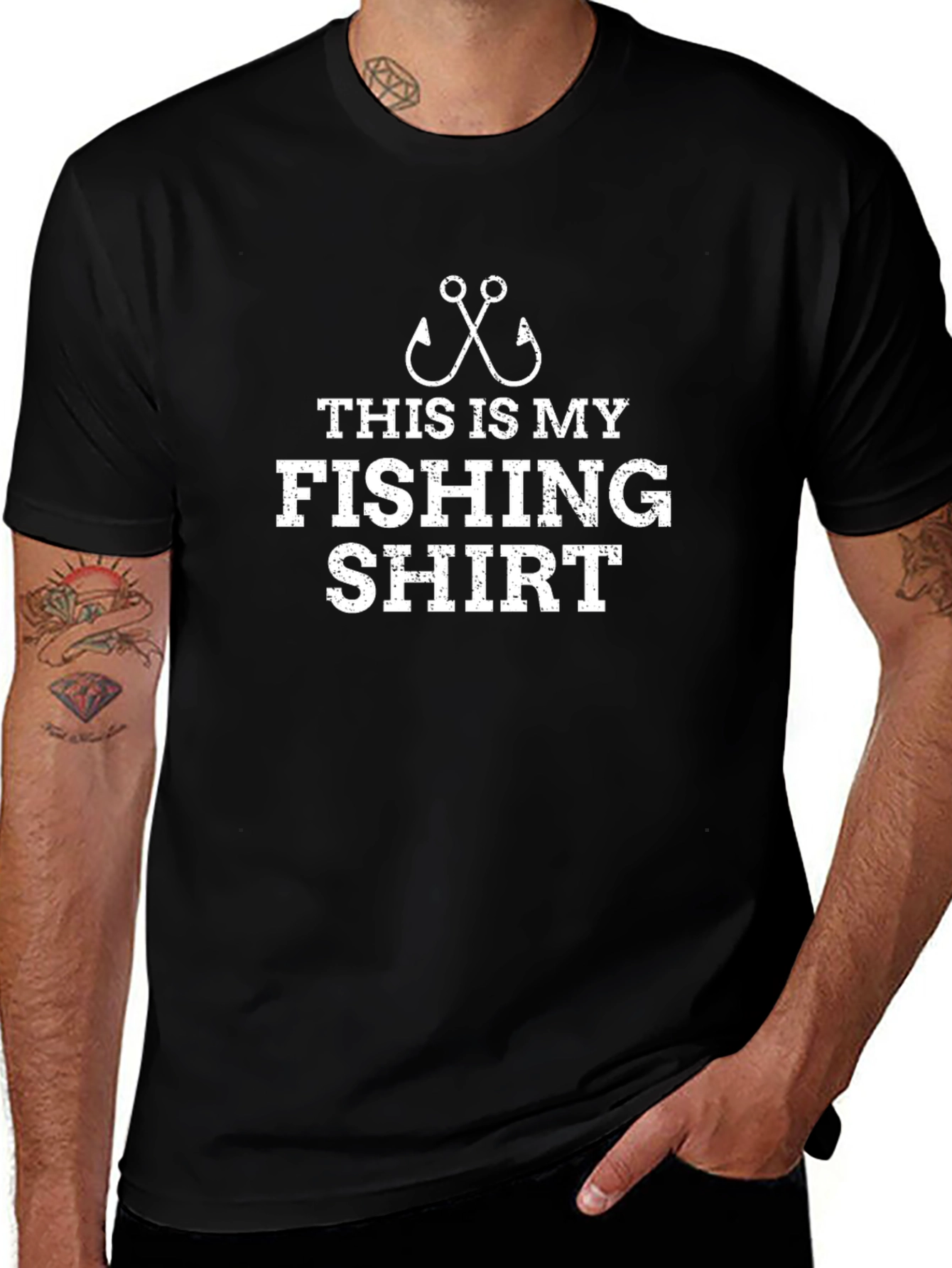 This is My Fishing Shirt - Novelty Graphic Tee