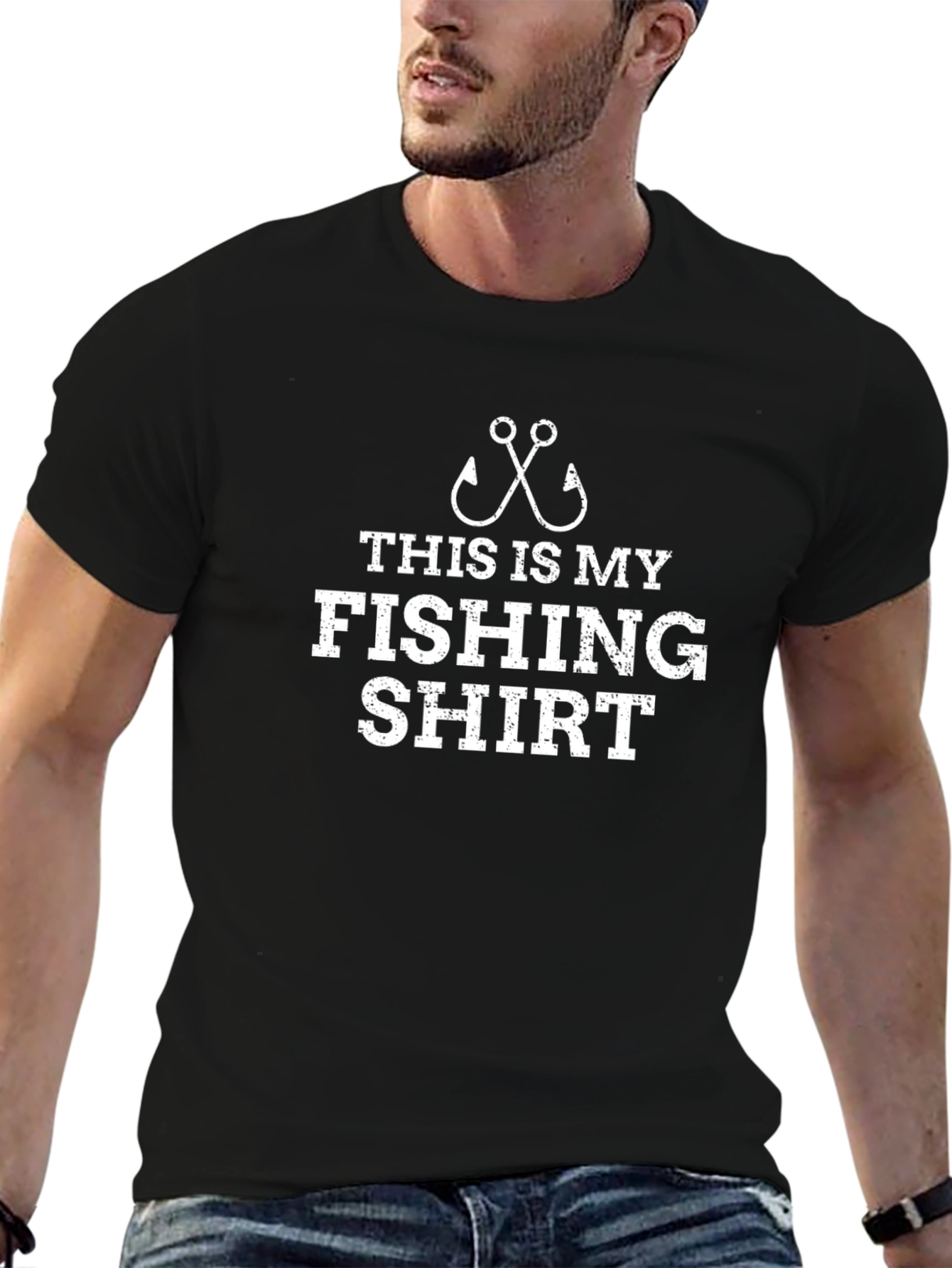 This is My Fishing Shirt - Novelty Graphic Tee
