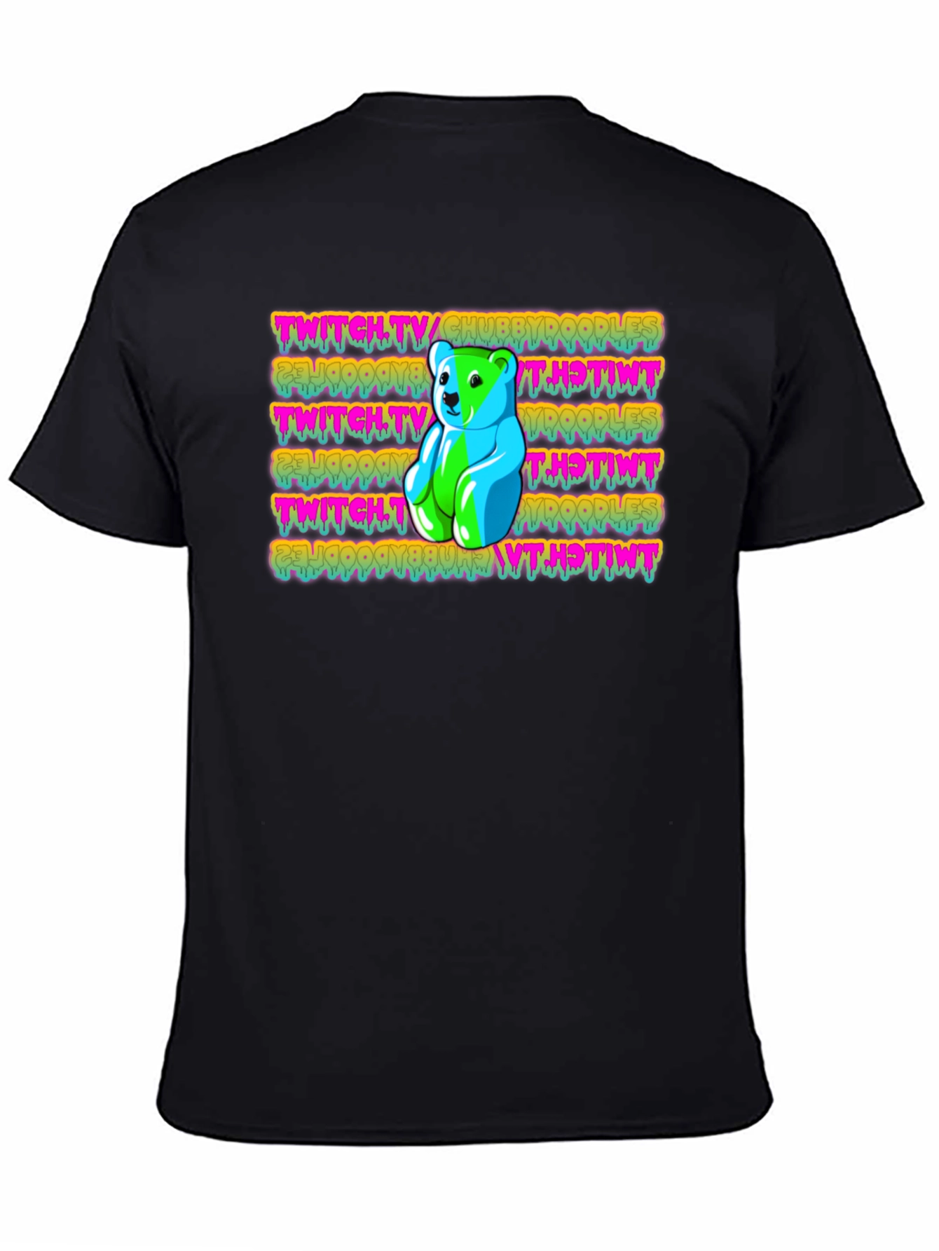 Twitch Chubby Doodles Gummy Bear Graphic Tee