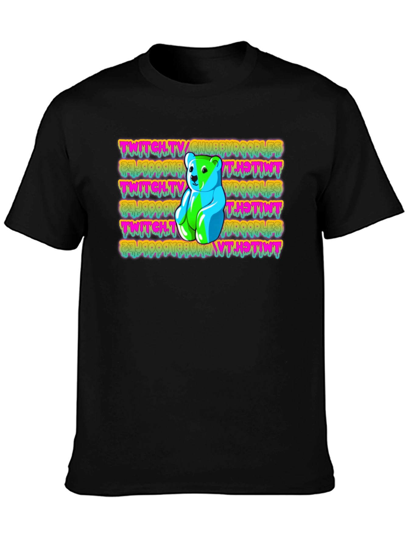 Twitch Chubby Doodles Gummy Bear Graphic Tee