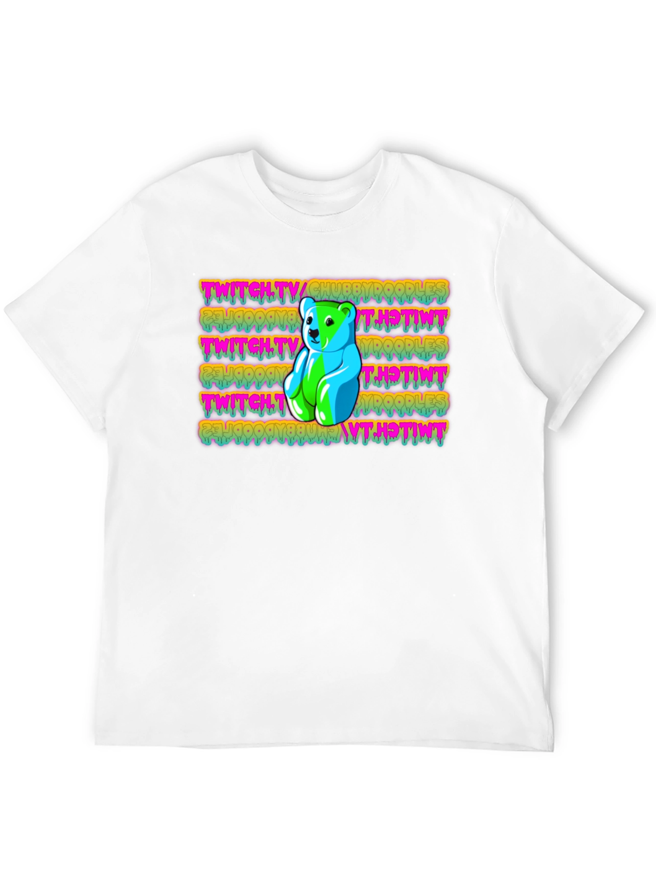 Twitch Chubby Doodles Gummy Bear Graphic Tee