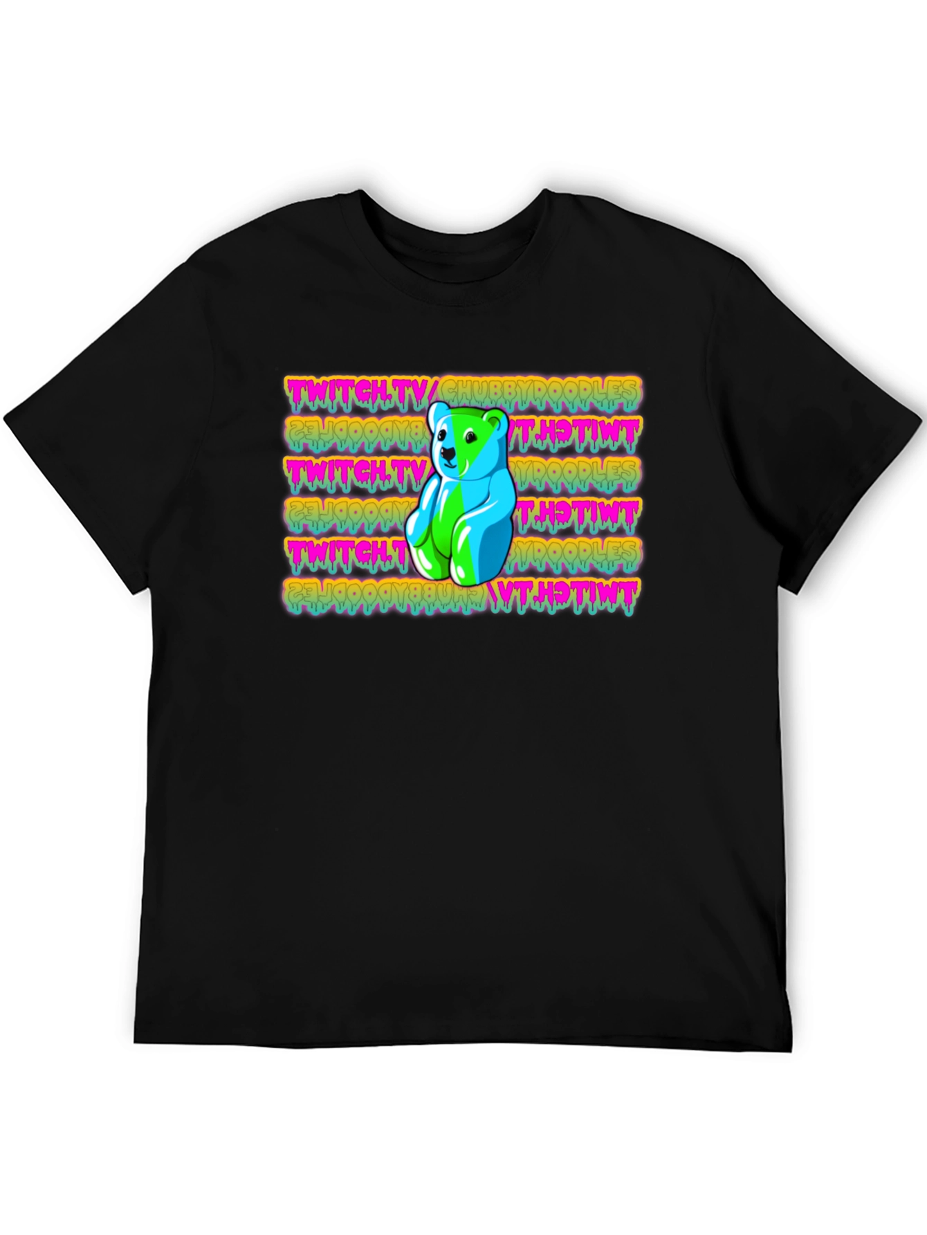 Twitch Chubby Doodles Gummy Bear Graphic Tee