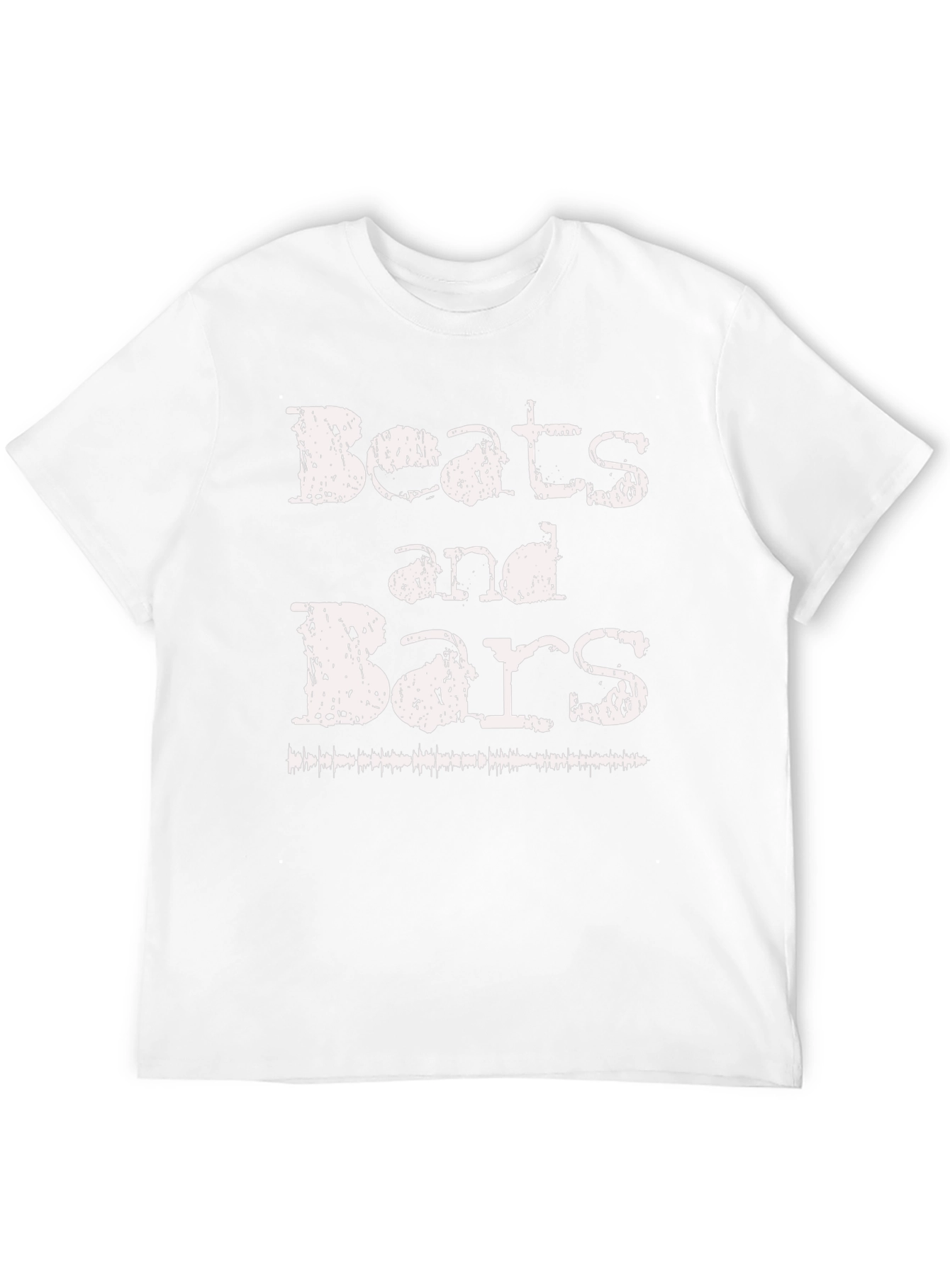 Beats and Bars Graphic Black T-Shirt