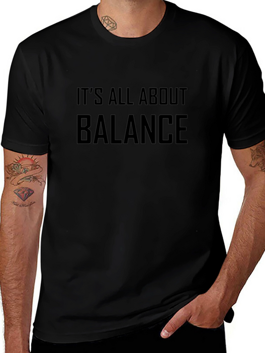 Balance Statement Graphic T-Shirt