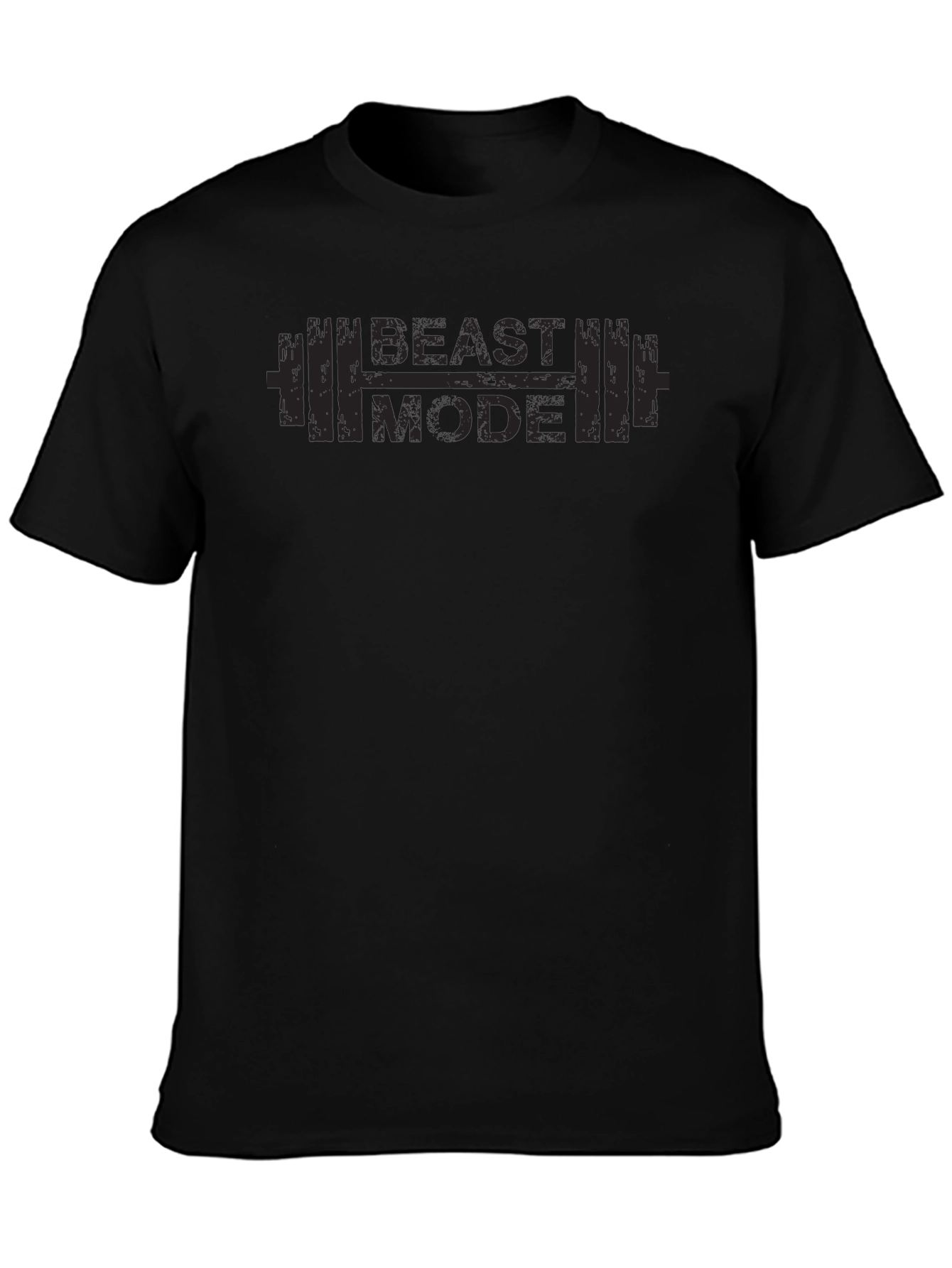 Beast Mode Workout T-Shirt - Black Graphic Tee