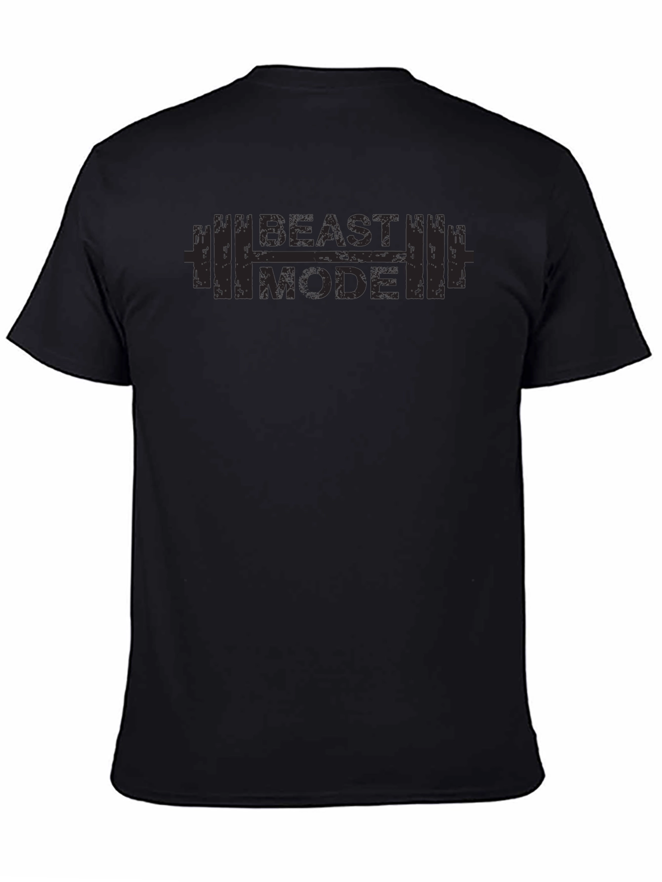 Beast Mode Workout T-Shirt - Black Graphic Tee