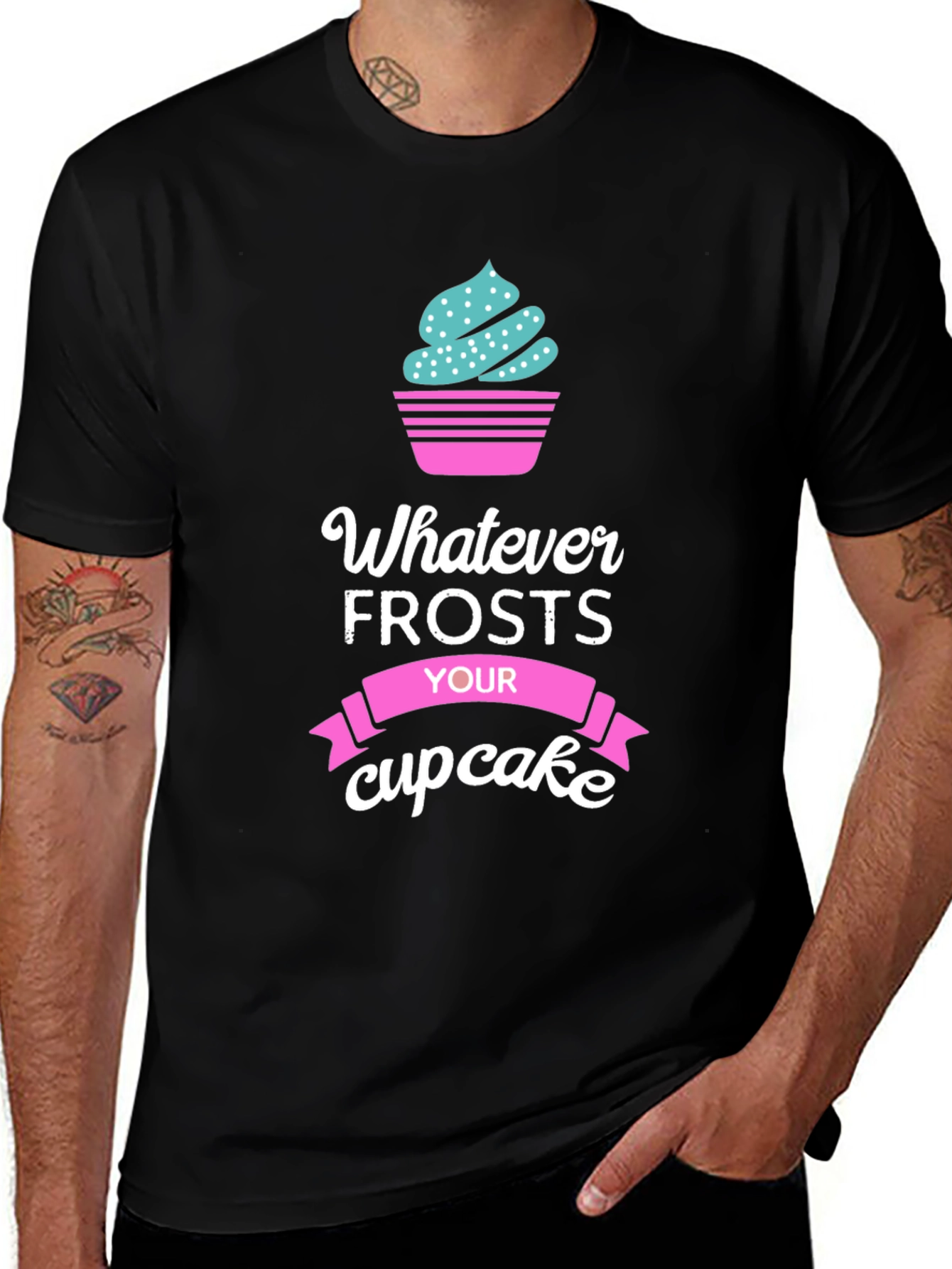 Whatever Frosts Your Cupcake Graphic T-Shirt