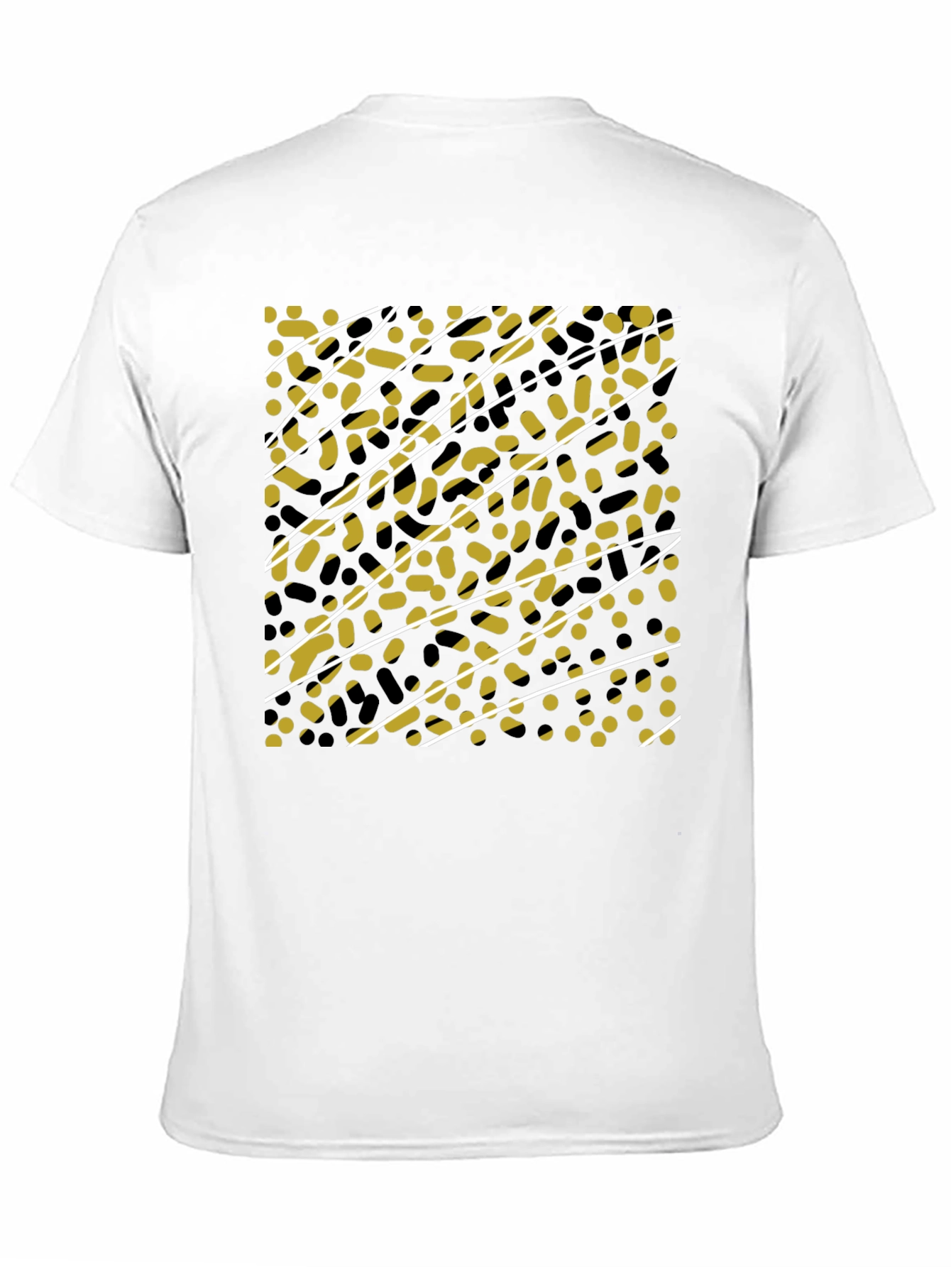 Abstract Pattern Black T-Shirt
