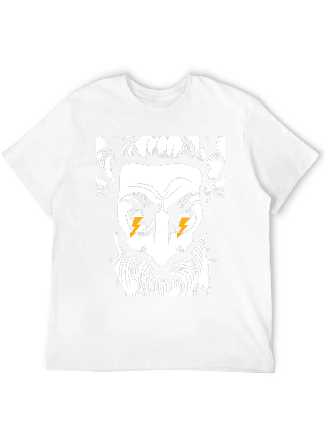 Zeus Lightning Bolt T-Shirt - Black Graphic Tee