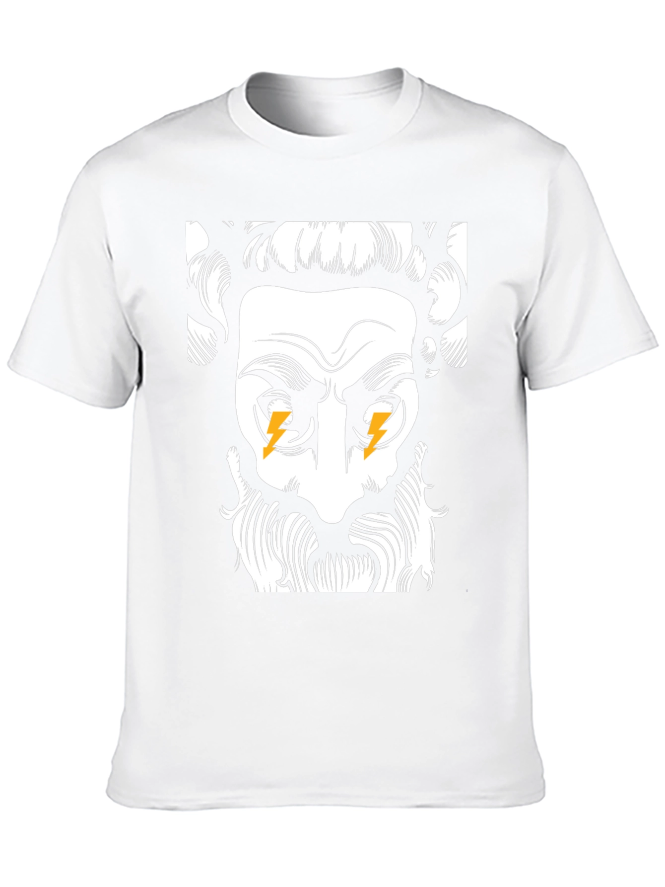 Zeus Lightning Bolt T-Shirt - Black Graphic Tee
