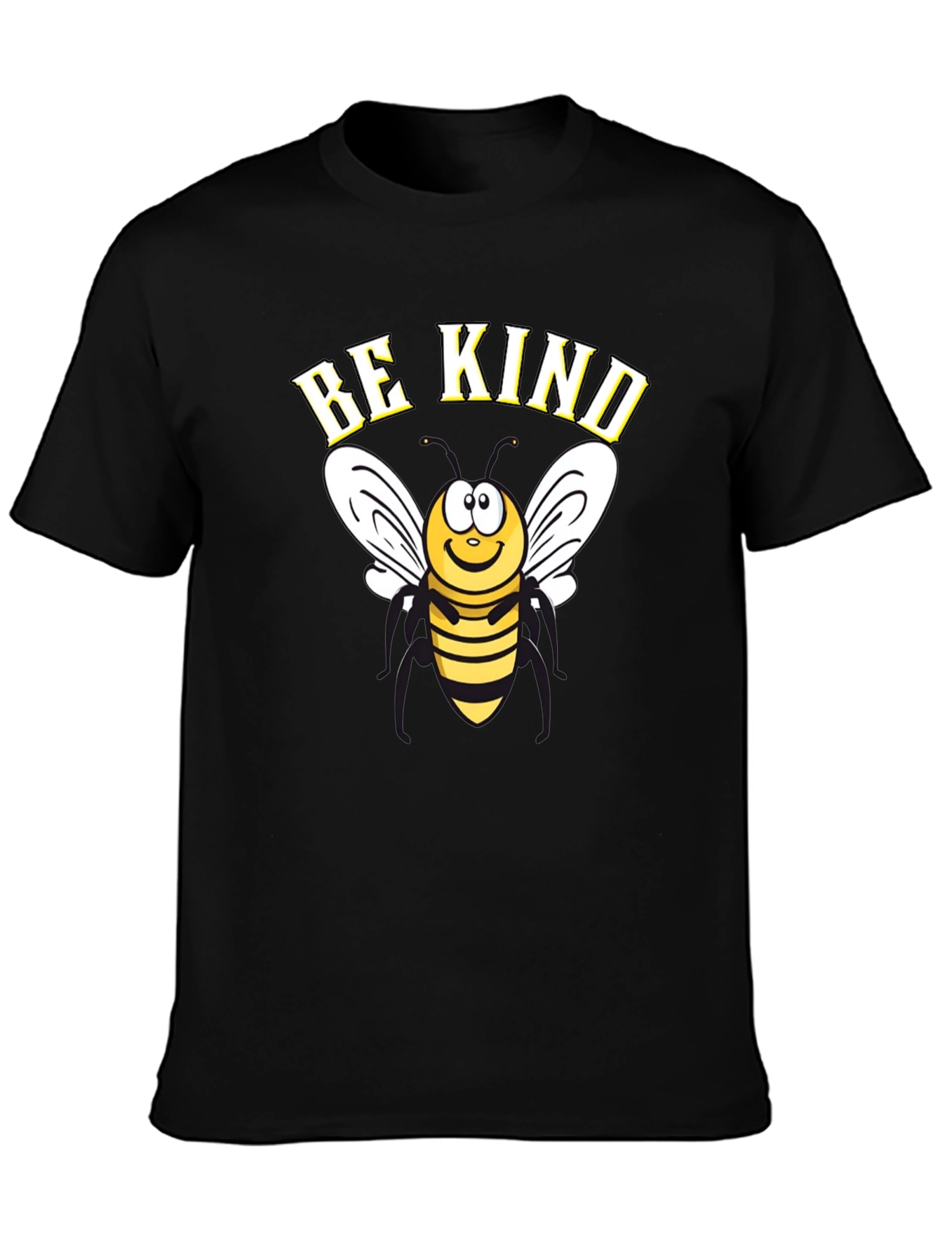 Be Kind Bee Graphic T-Shirt - Black