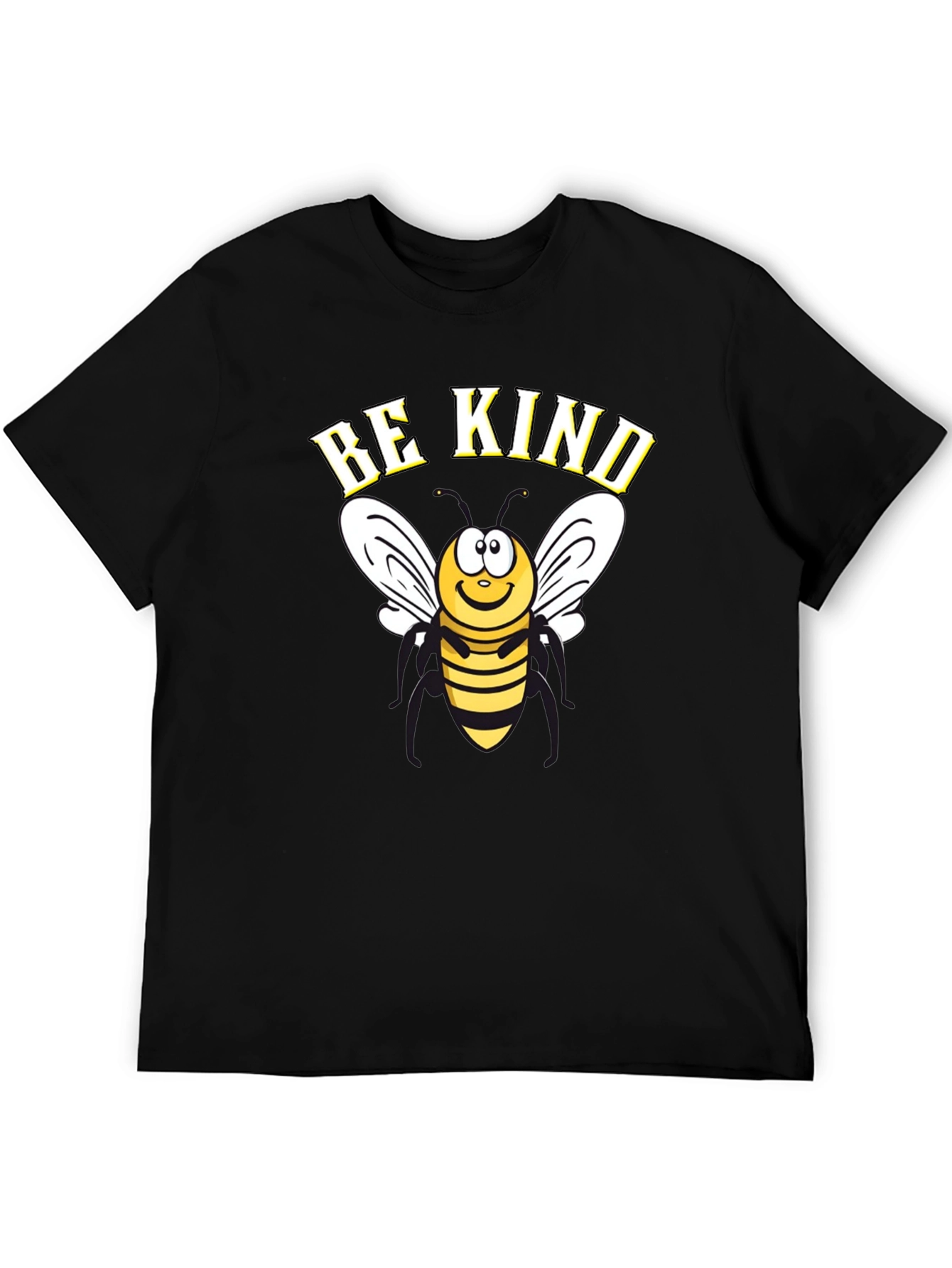 Be Kind Bee Graphic T-Shirt - Black
