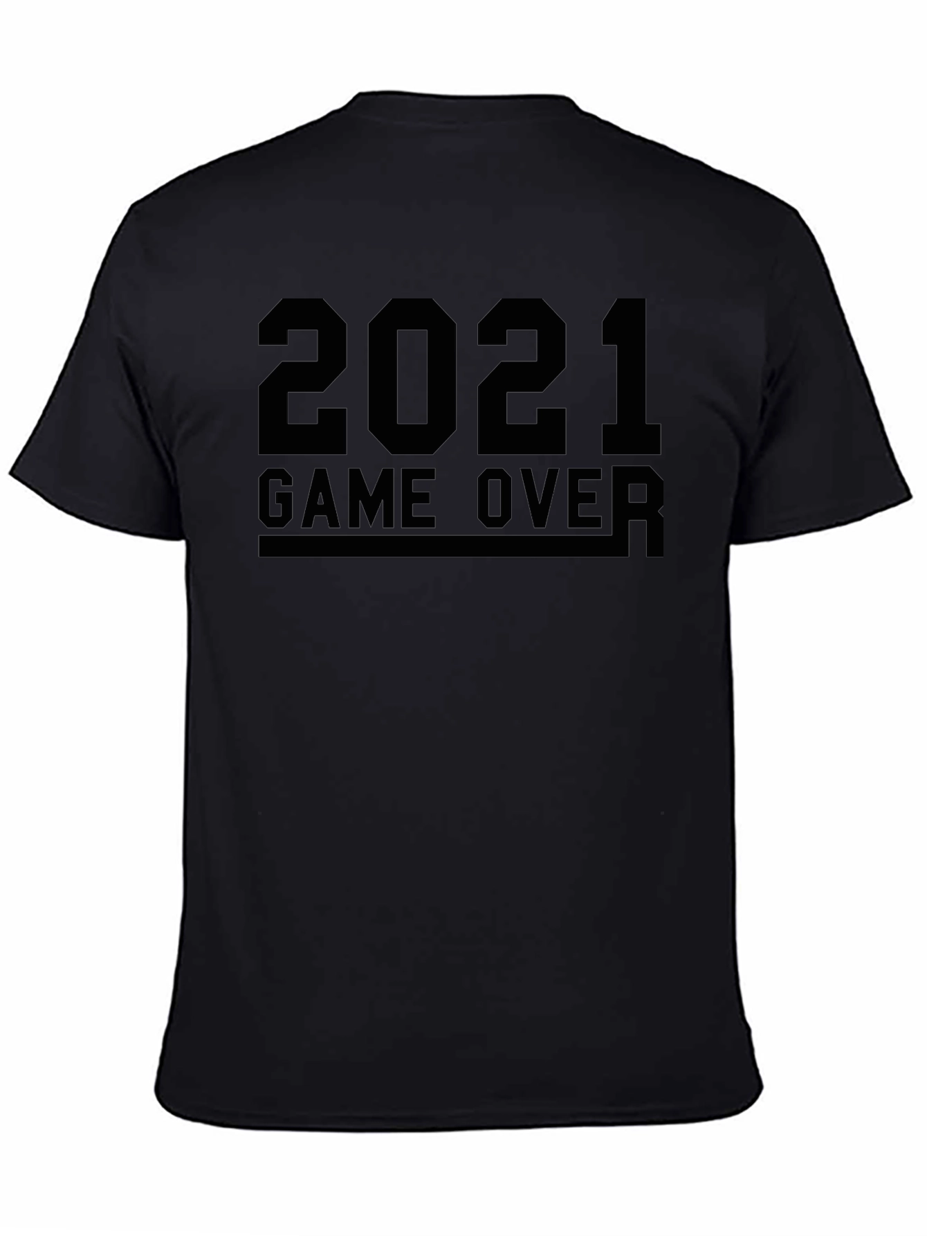 2021 Game Over Black T-Shirt