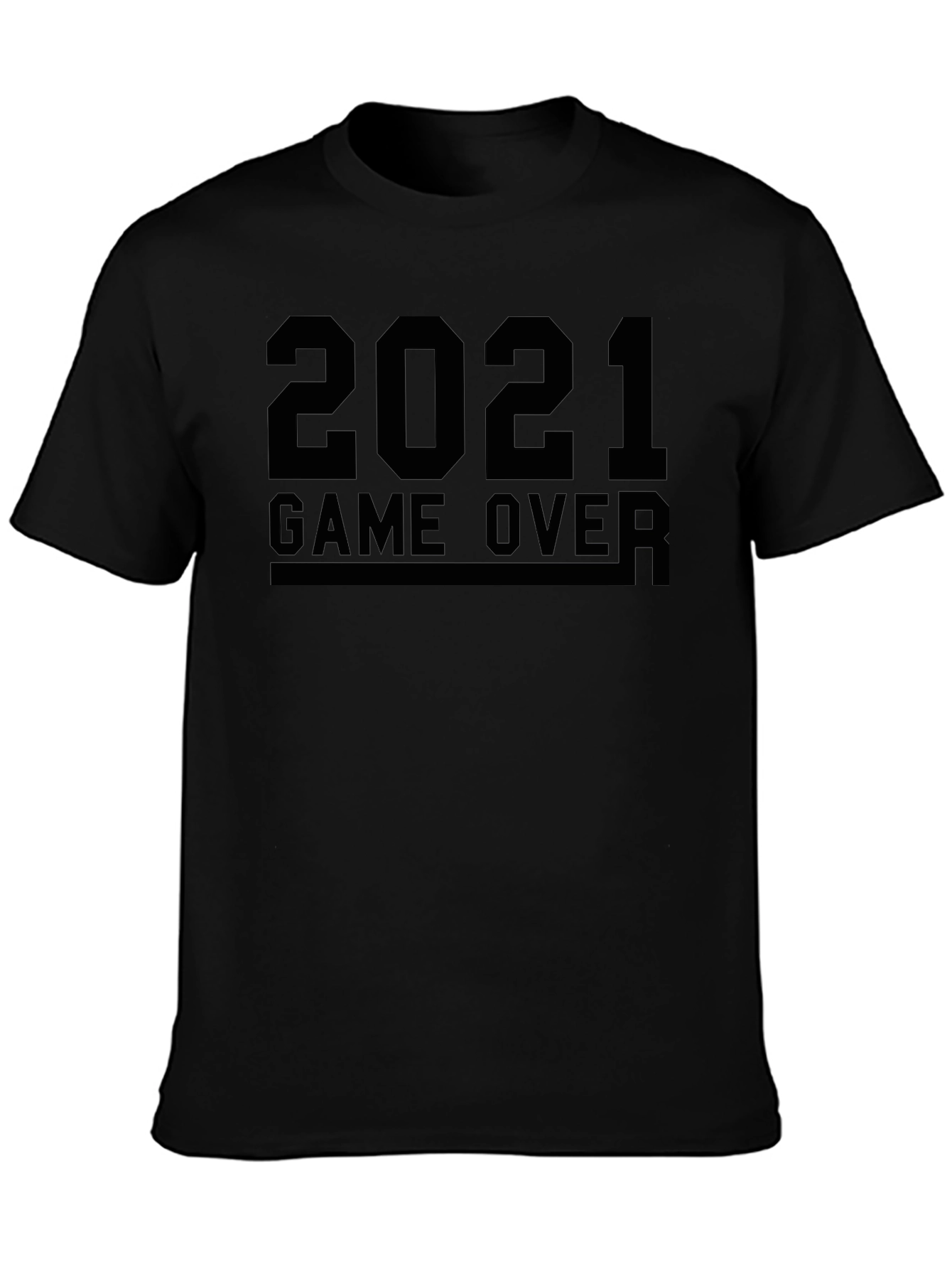 2021 Game Over Black T-Shirt