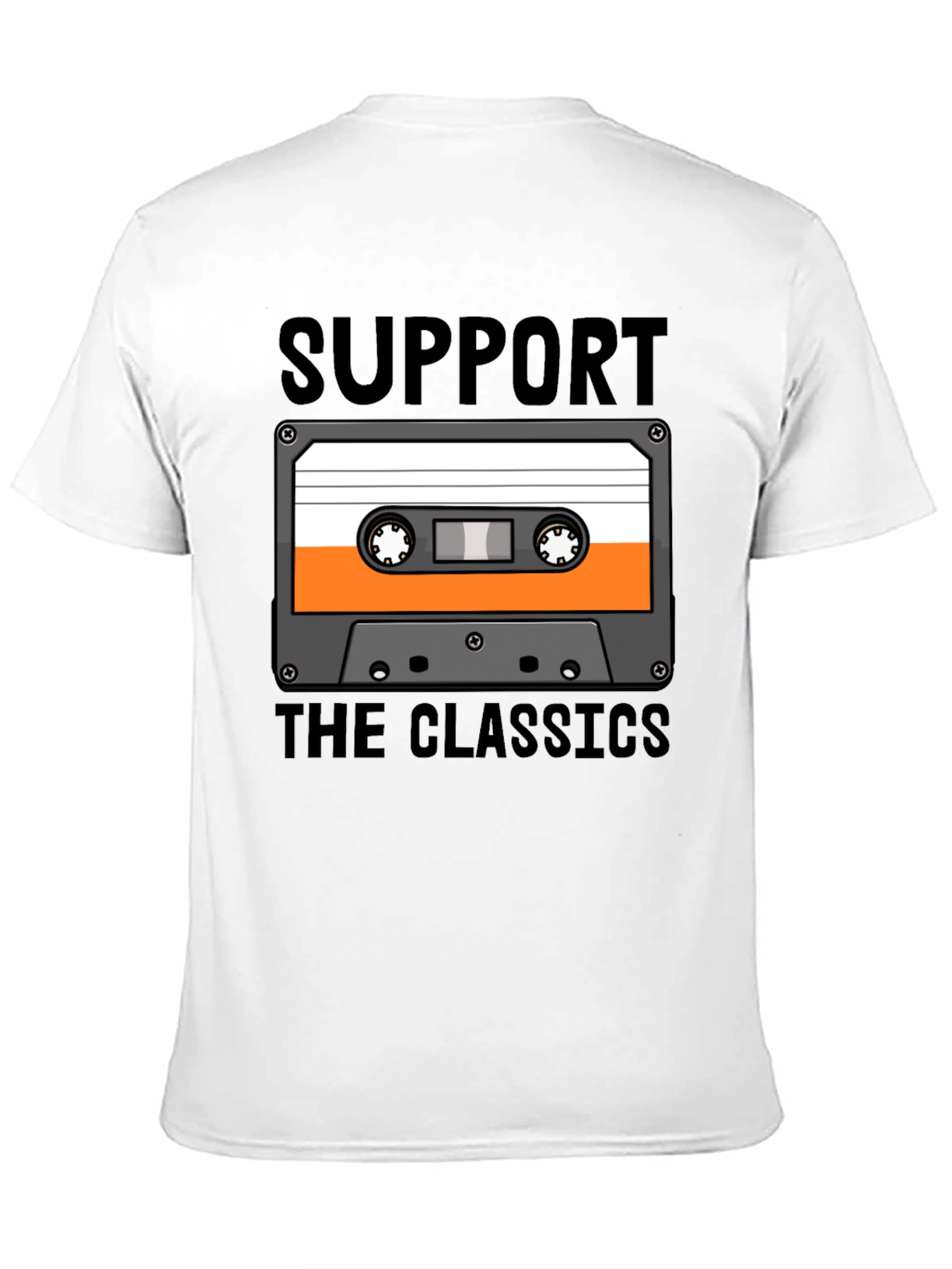 Support the Classics Cassette Tape Graphic T-Shirt