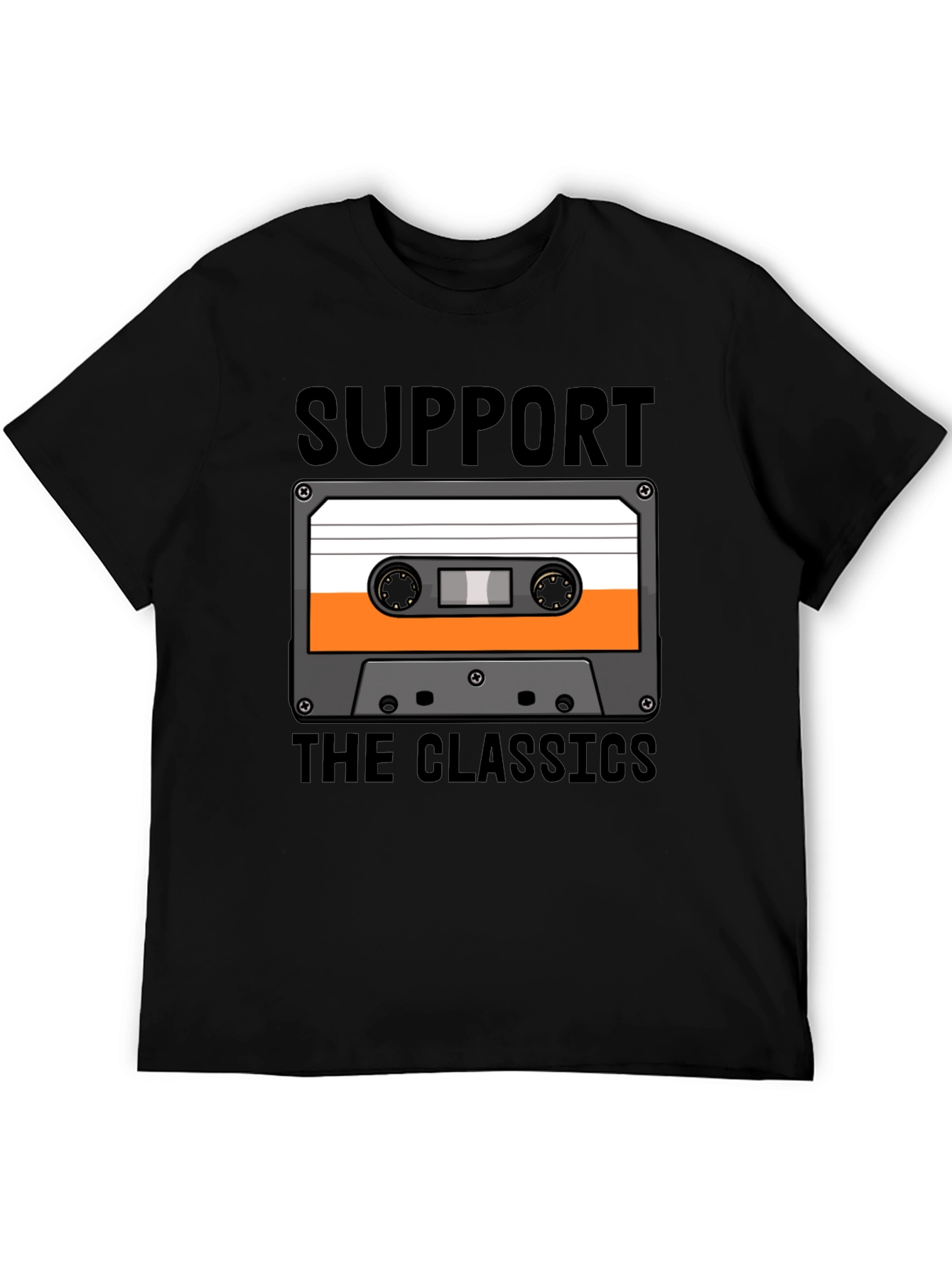 Support the Classics Cassette Tape Graphic T-Shirt