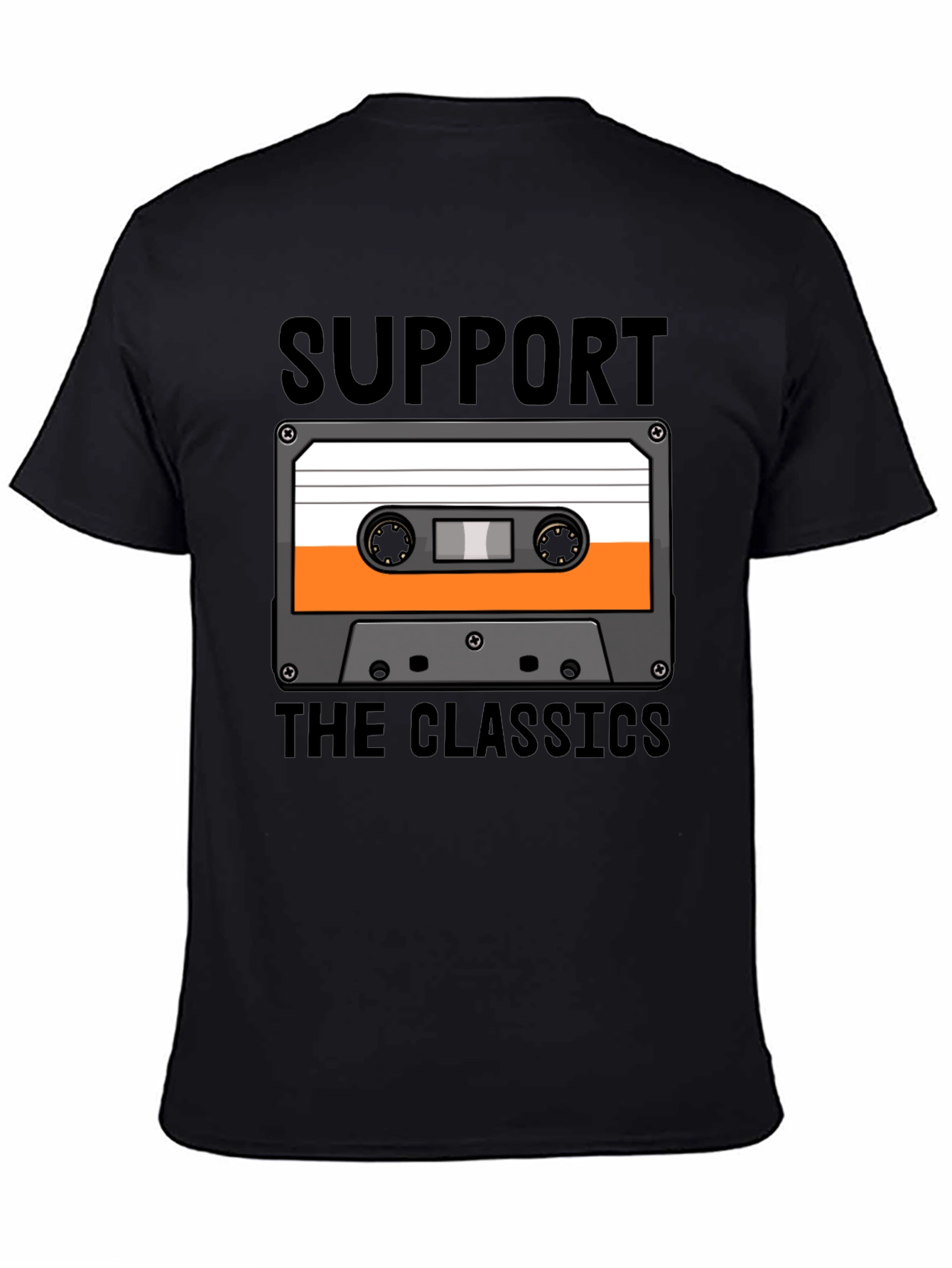 Support the Classics Cassette Tape Graphic T-Shirt