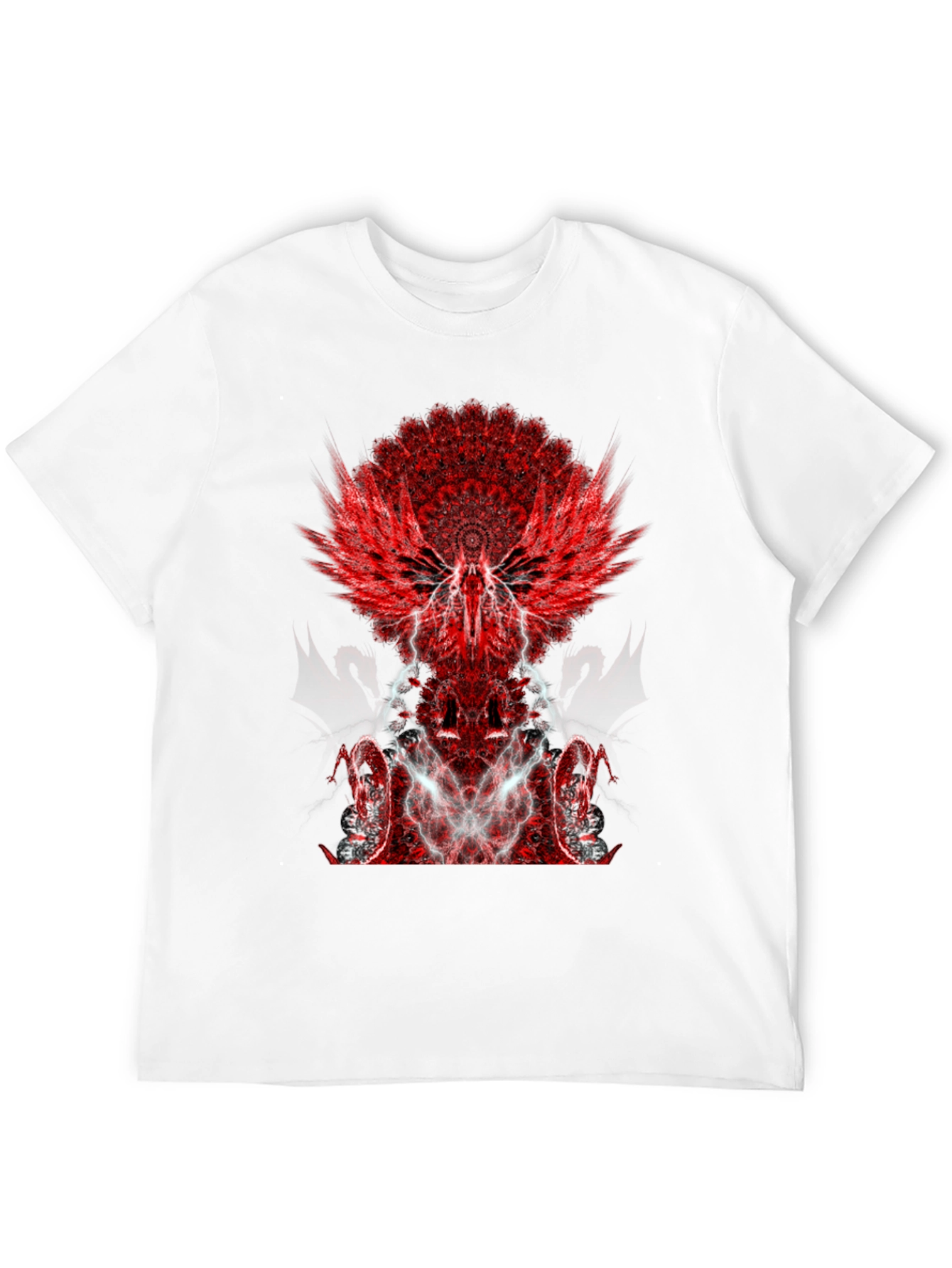 Winged Graphic Black T-Shirt