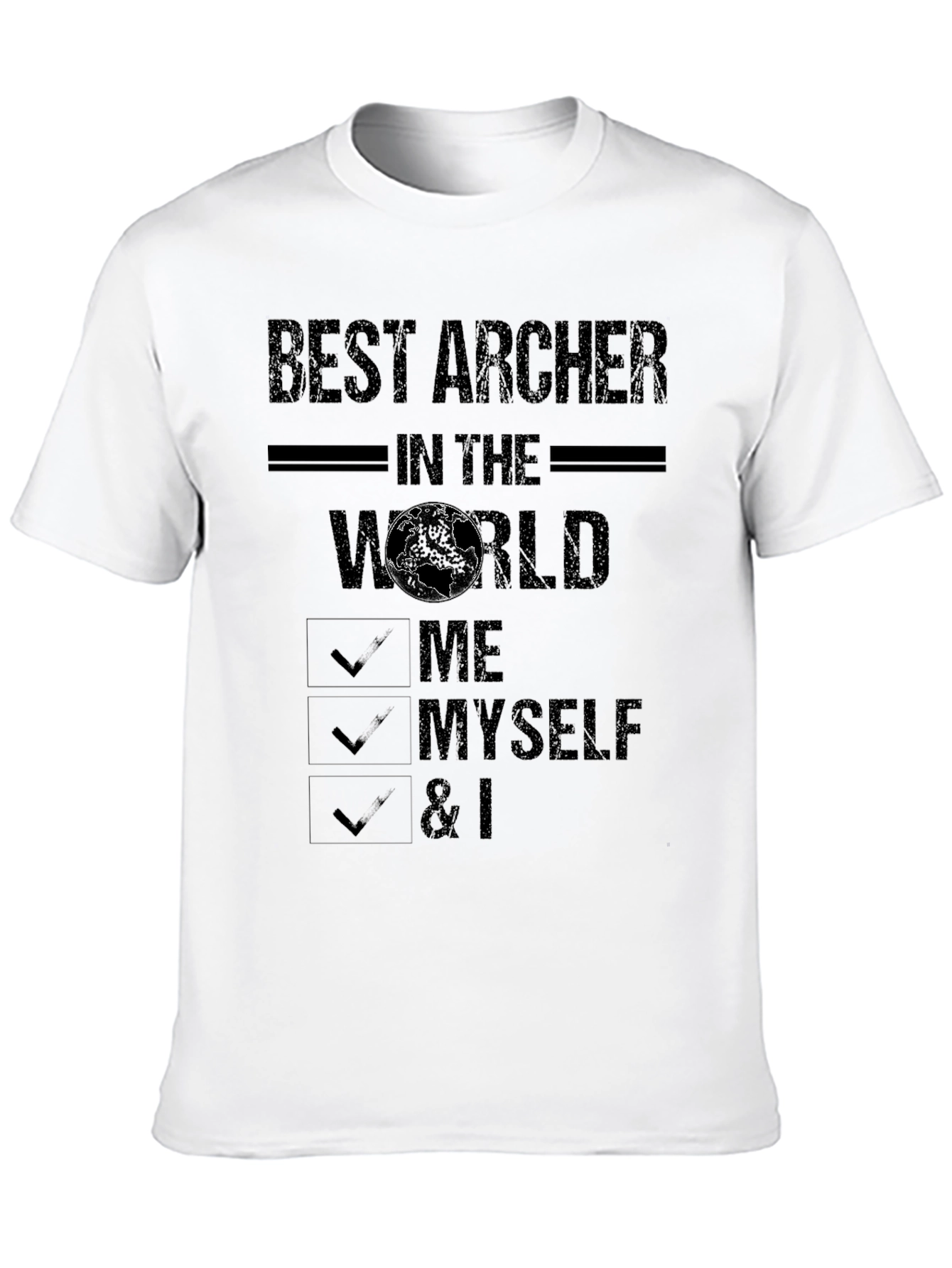 Best Archer in the World Black T-Shirt