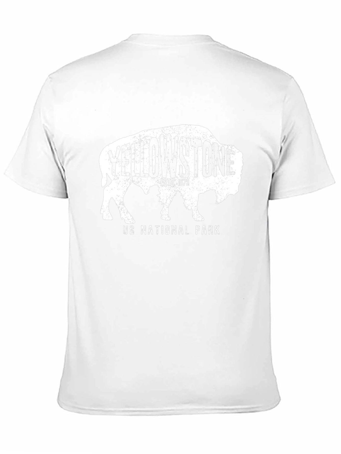 Yellowstone National Park Buffalo Graphic Tee - Black
