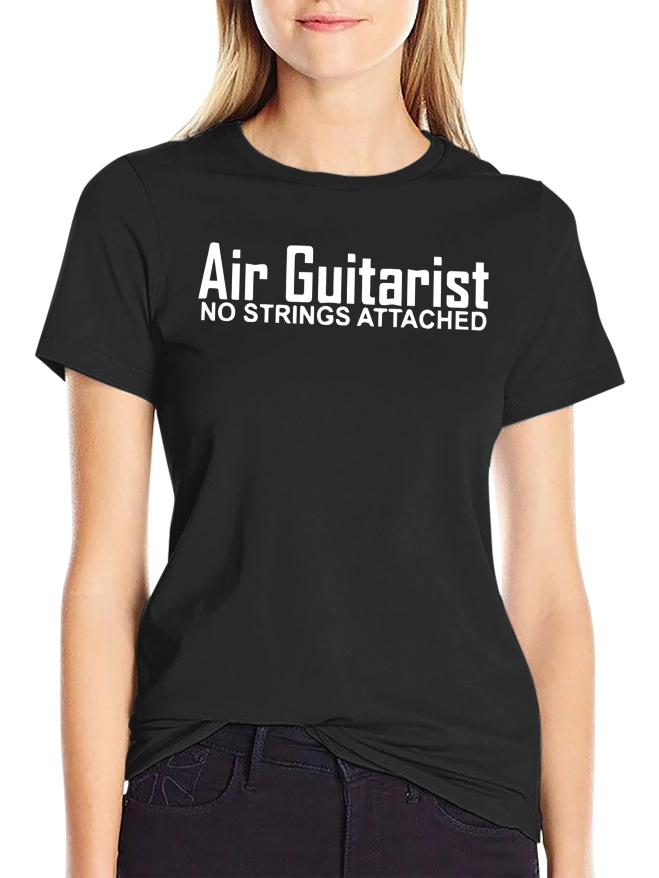 Air Guitarist Graphic Tee - No Strings Attached T-Shirt